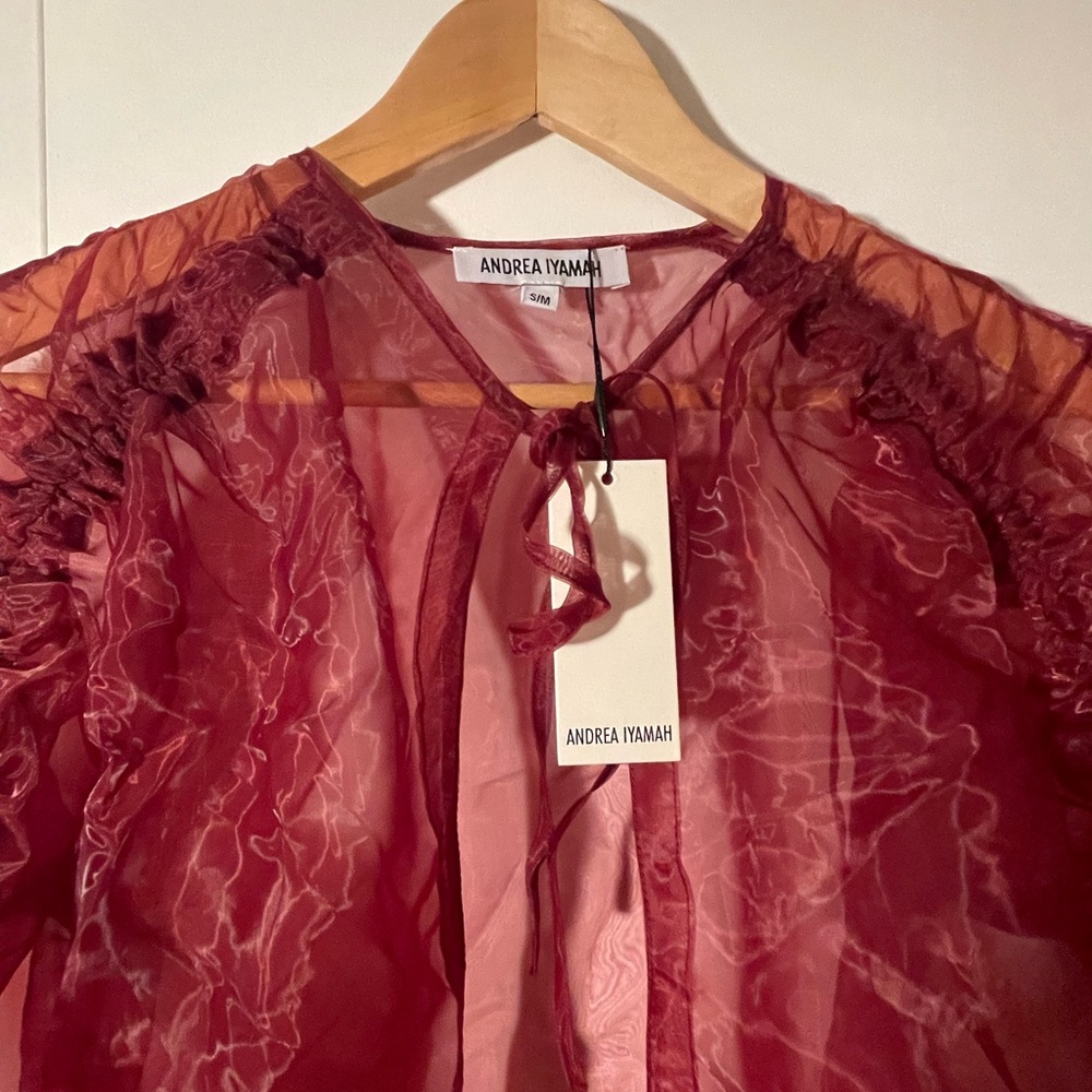 Sheer long top